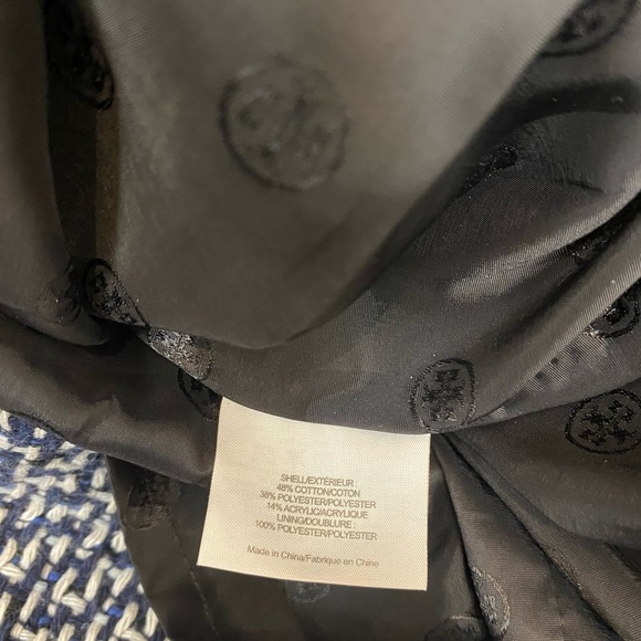 Tory Burch Petula Boucle Tweed Dress in Black Navy Multi Size 0 - Picture 10 of 10